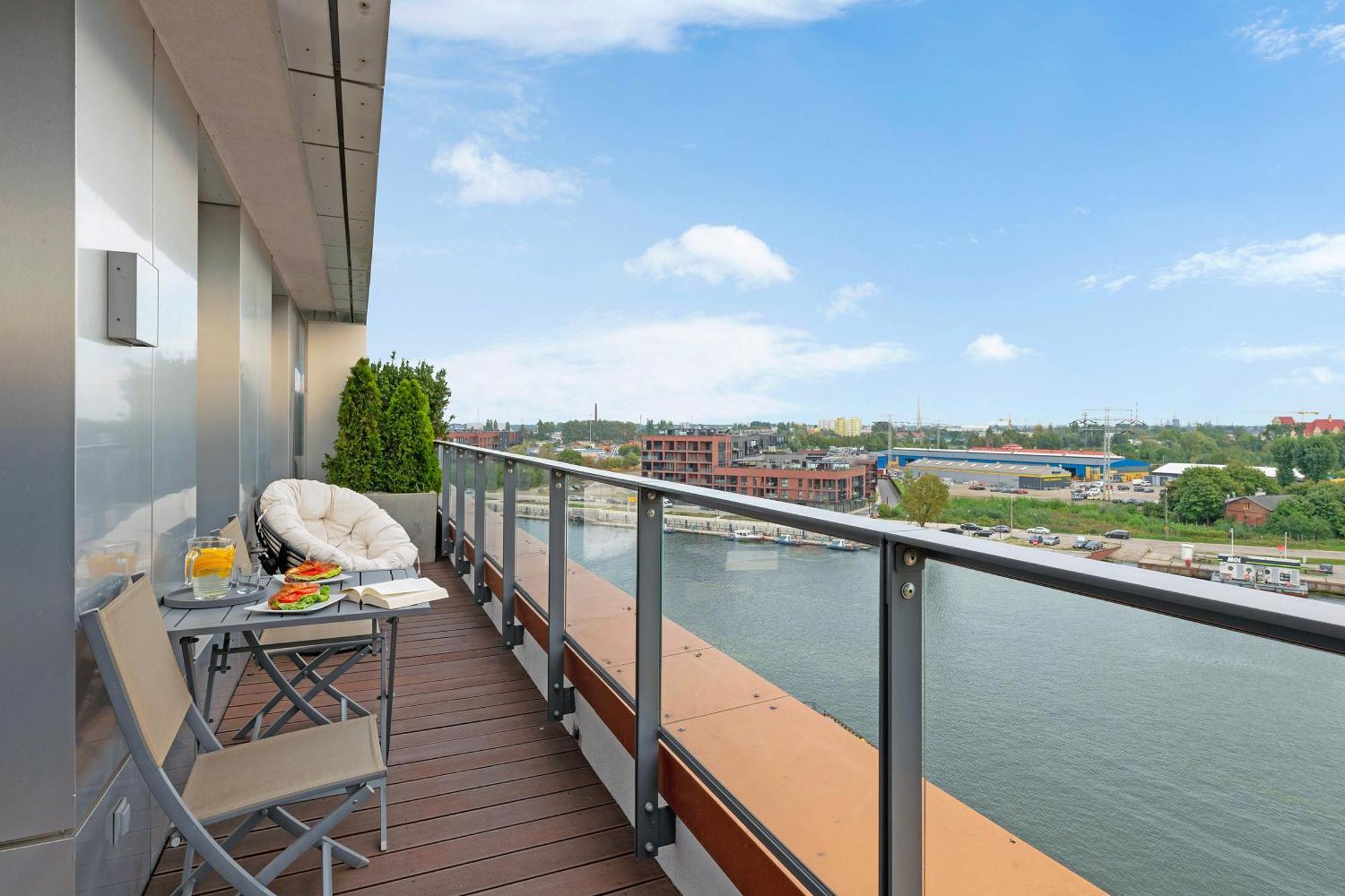 Brabank Riverside By Downtown Apartments Gdańsk Exterior foto